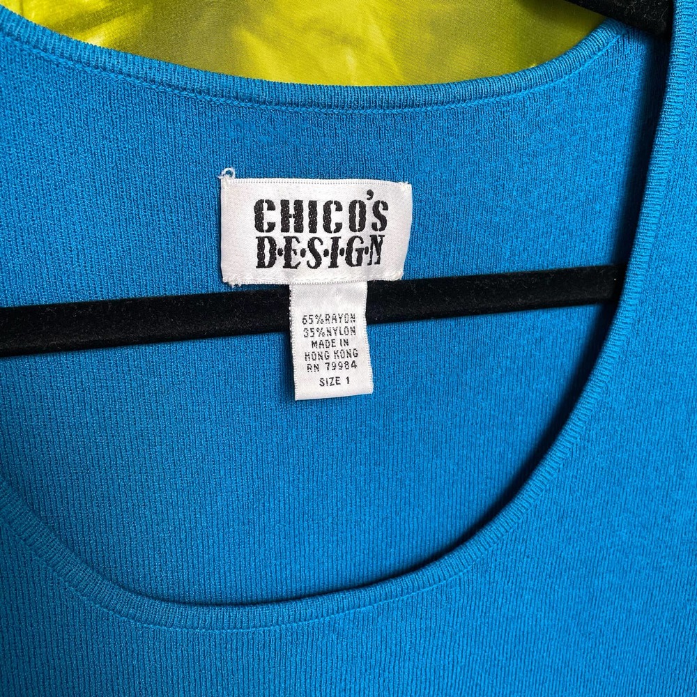 Chico's Design blue tank top